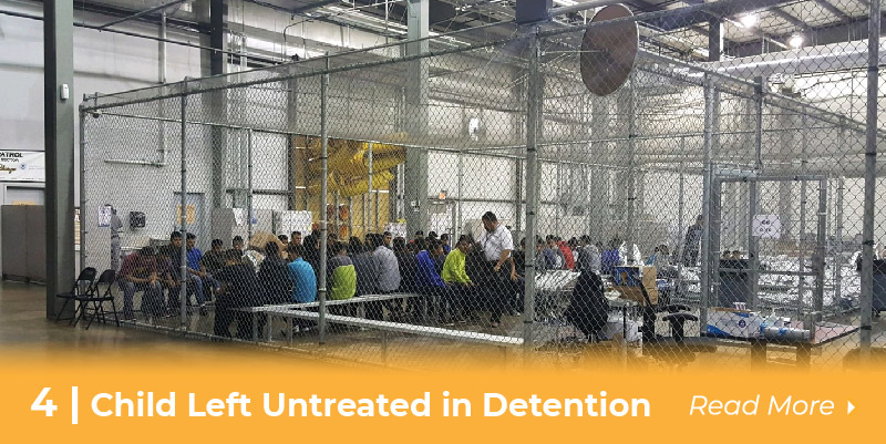 child untreated in detention