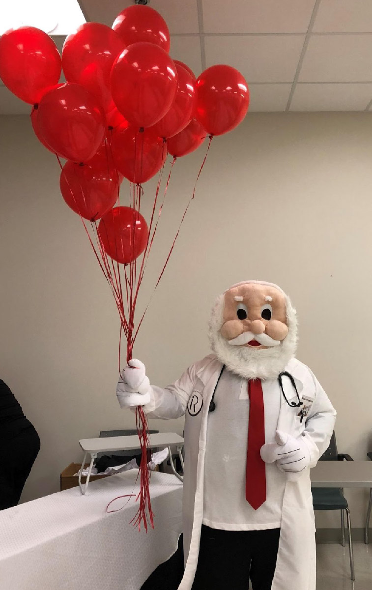 BHW doctor mascot