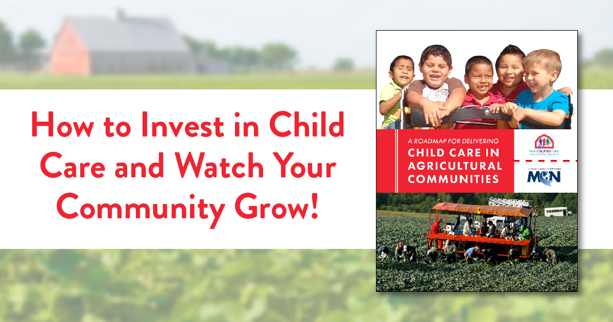 The cover of the Roadmap for Delivering Child Care in Agricultural Communities