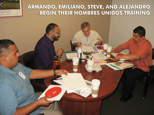 Hombres Unidos training in Yuba City CA