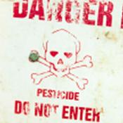 warning sign danger pesticides