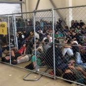 Overcrowding of families at Border Patrol’s McAllen, TX, Station