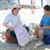 Health worker and farmworker