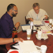 Hombres Unidos training in Yuba City, California