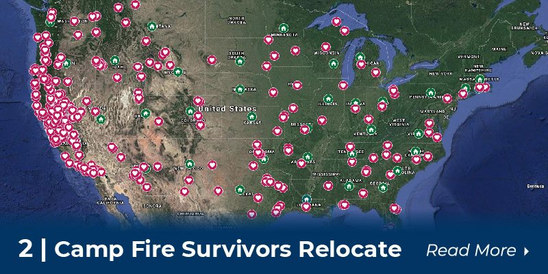 2 camp fire survivors relocate