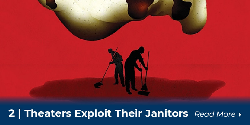 2 Theaters exploit janitors