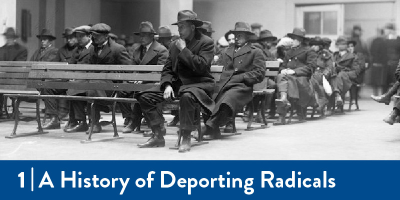 Radicals await deportation in 1919