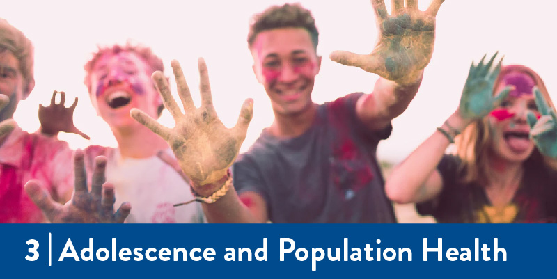 A photo of young people playing with colored powder