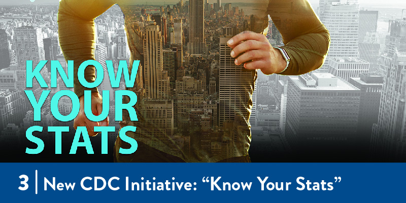 The "Know Your Stats" banner from the CDC webpage