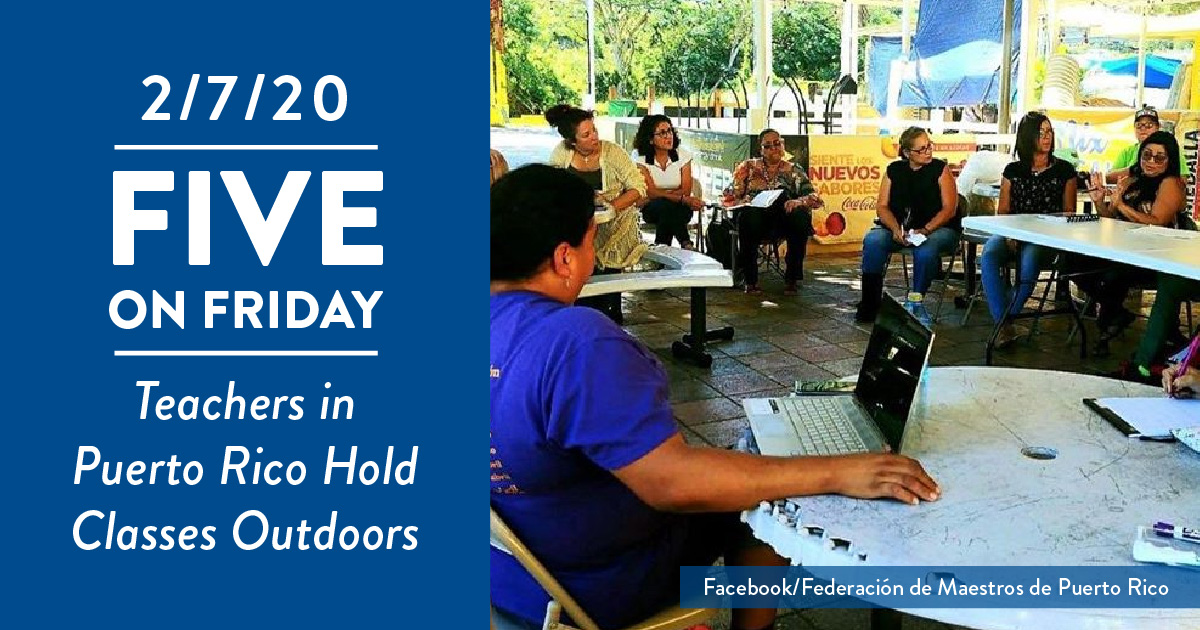 Teachers in Puerto Rico Teach Outdoors