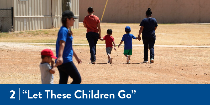 Parents walking with children