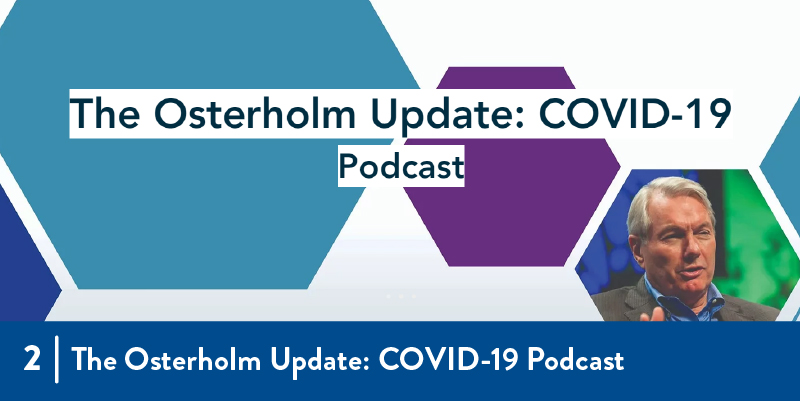 The osterholm update banner