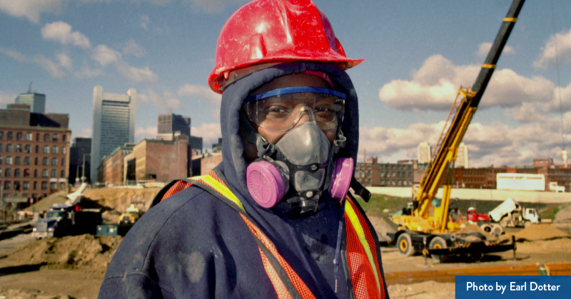 A construction worker