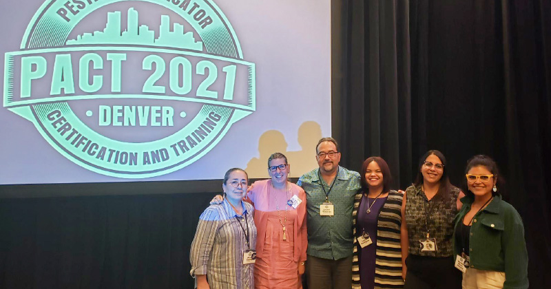 The MCN team at PACT 2021: Alma Galván, MHC, Amy Liebman, MPA, Laszlo Madaras, MD, MPH, Leslie Rodriguez, JD, Marysel Pagán Santana, DrPh, and Myrellis Muñiz-Márquez.