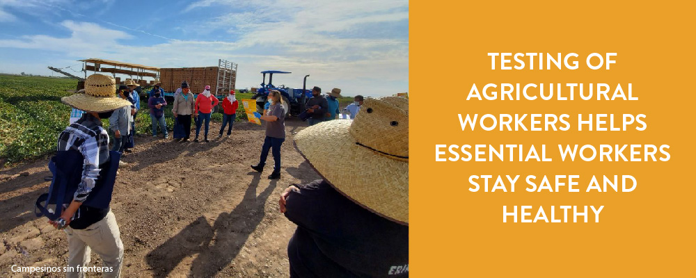 Testing of Agricultural Workers Helps Essential Workers Stay Safe and Healthy