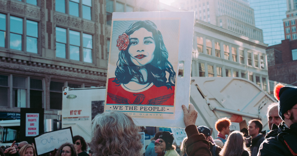 People protesting