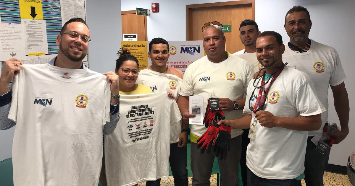 Jayuya Outreach with tshirts