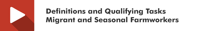 Click here to view a video on Definitions and Qualifying Tasks